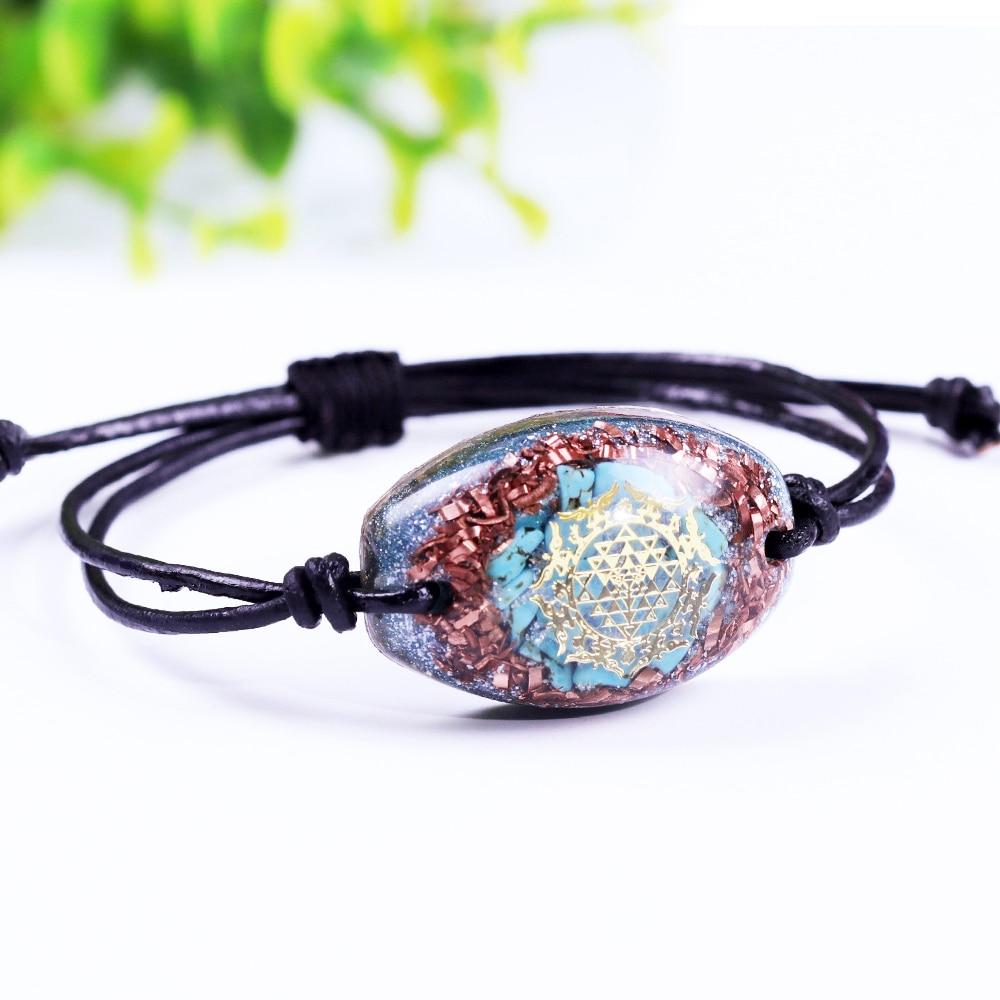 Handmade Turquoise 'HEALING' ORGONITE Bracelet