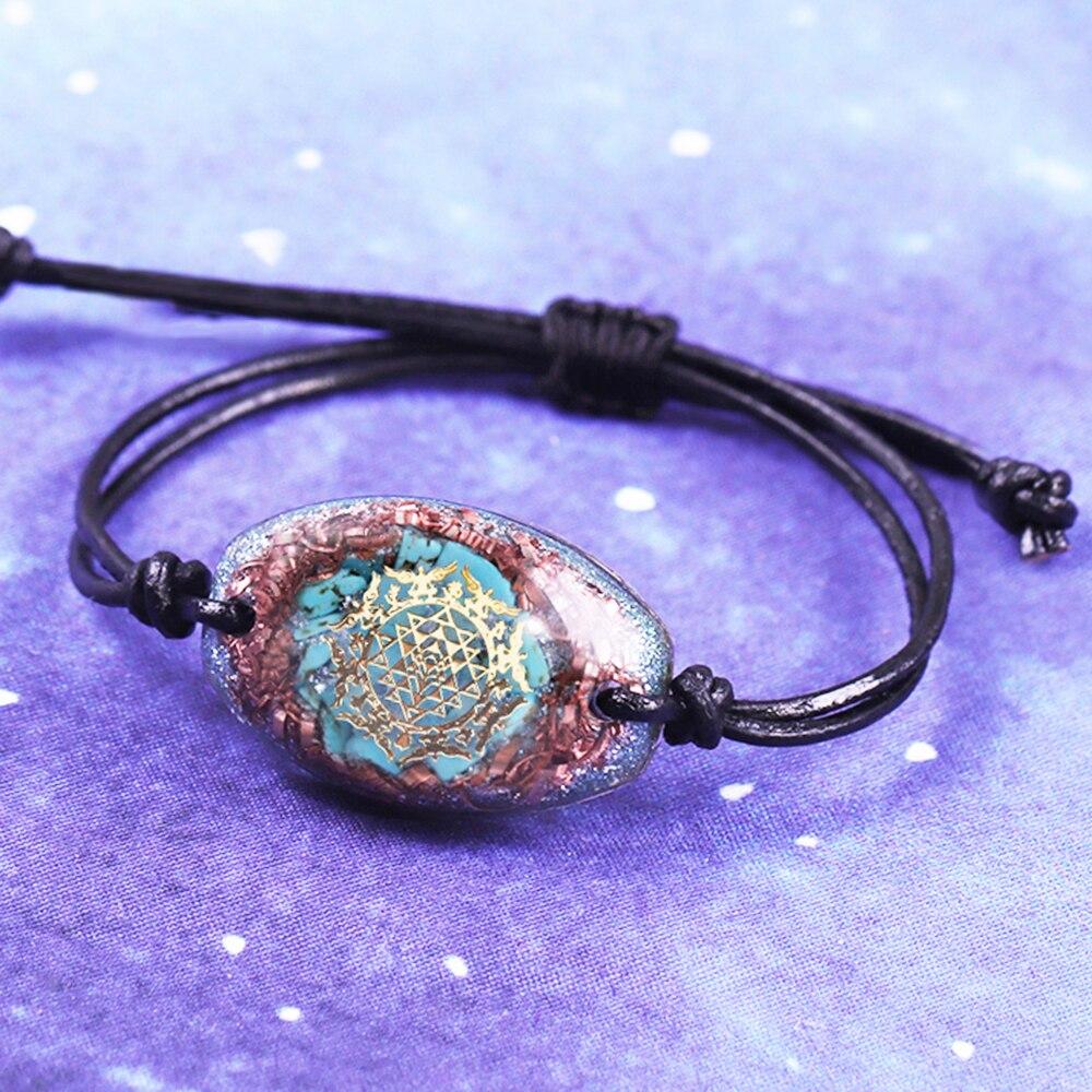 Handmade Turquoise 'HEALING' ORGONITE Bracelet