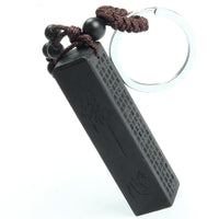 Thumbnail for Ebony Wood Traditional Square Column Keychain