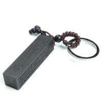 Thumbnail for Ebony Wood Traditional Square Column Keychain