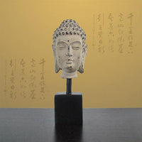 Thumbnail for Buddha Head on Display Base-2 Finishes Available