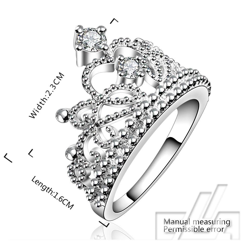 Sweet Princess Rhinestone Tiara Ring