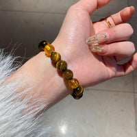 Thumbnail for Citrine Stone & Golden Tiger Eye 'GOD of WEALTH' Bracelet