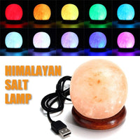 Thumbnail for Natural Pink Himalayan Multi Color Salt Lamp