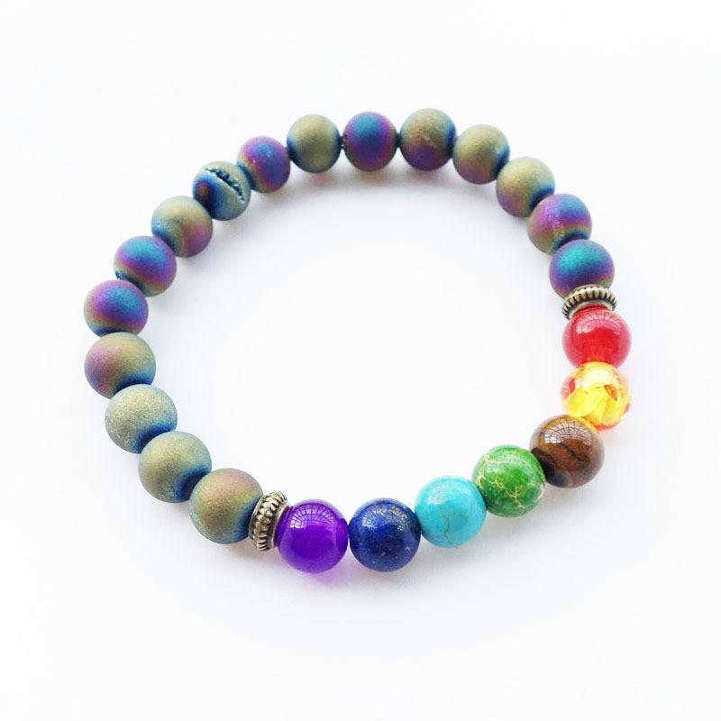 Colorful Rainbow Chakra Bracelet