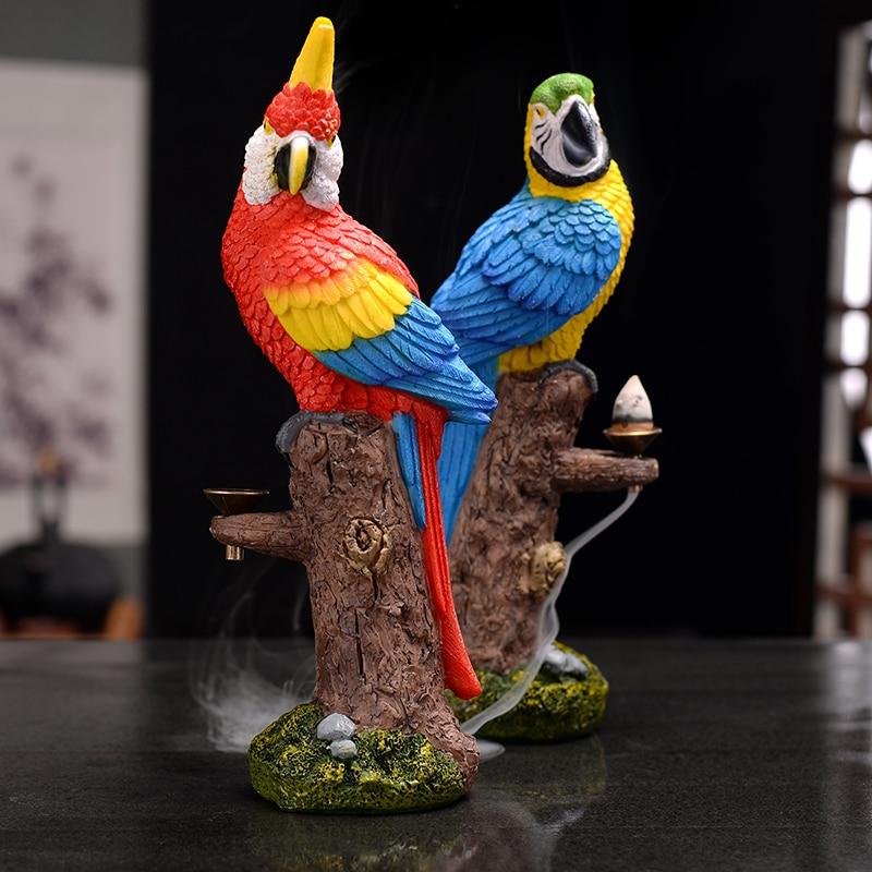 Parrot Backflow Incense Burner