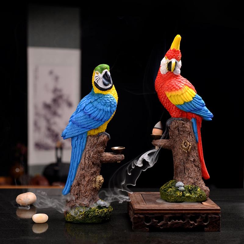 Parrot Backflow Incense Burner