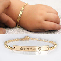 Thumbnail for Cute Stainless Steel Customizable Babies & Children Affection Bracelet