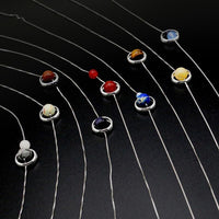 Thumbnail for 925 Sterling silver SOLAR SYSTEM  Necklace- Choose your Fav PLANET!