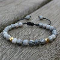 Thumbnail for Men's 6mm Natural Stone ENERGY  Bracelets-12 Different Stone choices.