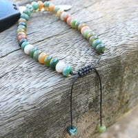 Thumbnail for AMAZONITE & other Natural Stones  ABACUS Bead CALMING Men's Bracelet