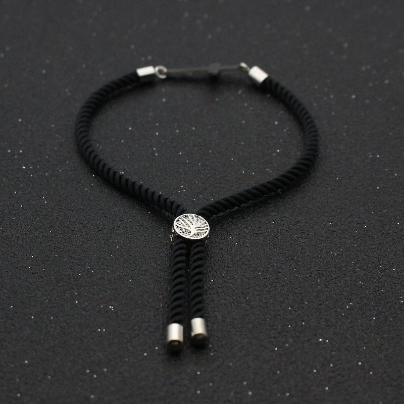 Stainless Steel Rope 'CONNECTION' Cross Bracelet