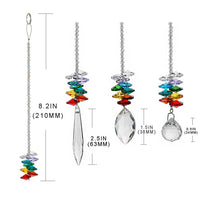 Thumbnail for 3pcs/set 7 Chakra Prism Crystal  Suncatcher