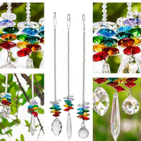 Thumbnail for 3pcs/set 7 Chakra Prism Crystal  Suncatcher