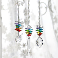 Thumbnail for 3pcs/set 7 Chakra Prism Crystal  Suncatcher