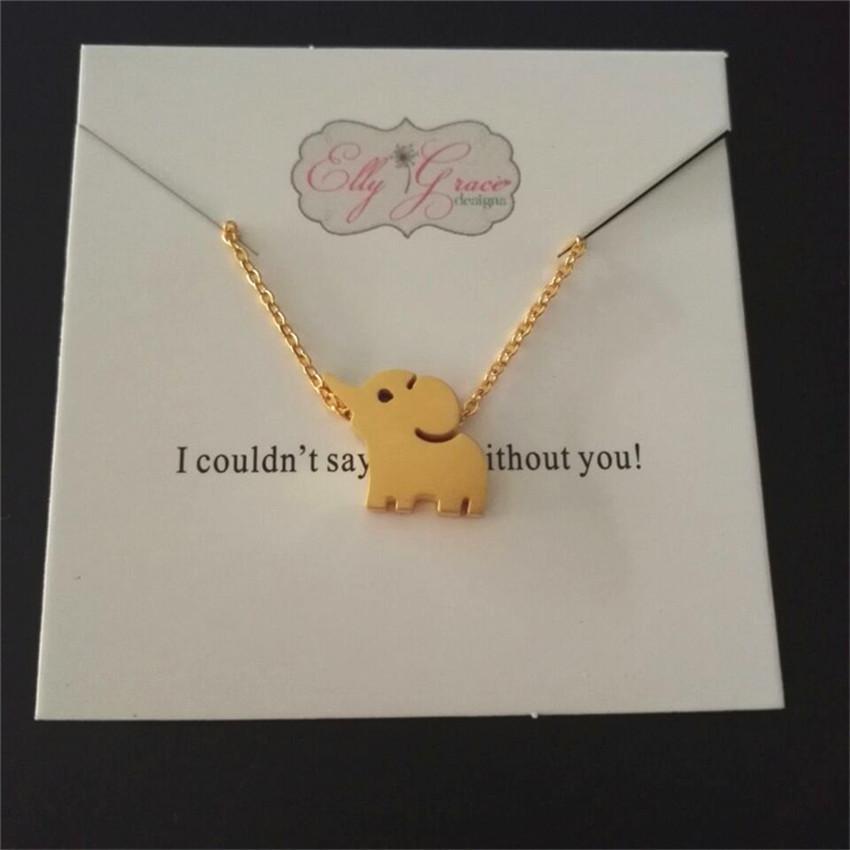 Baby Elephant Necklace