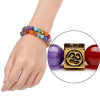 Thumbnail for 7 Chakra Balancing OM Bracelet