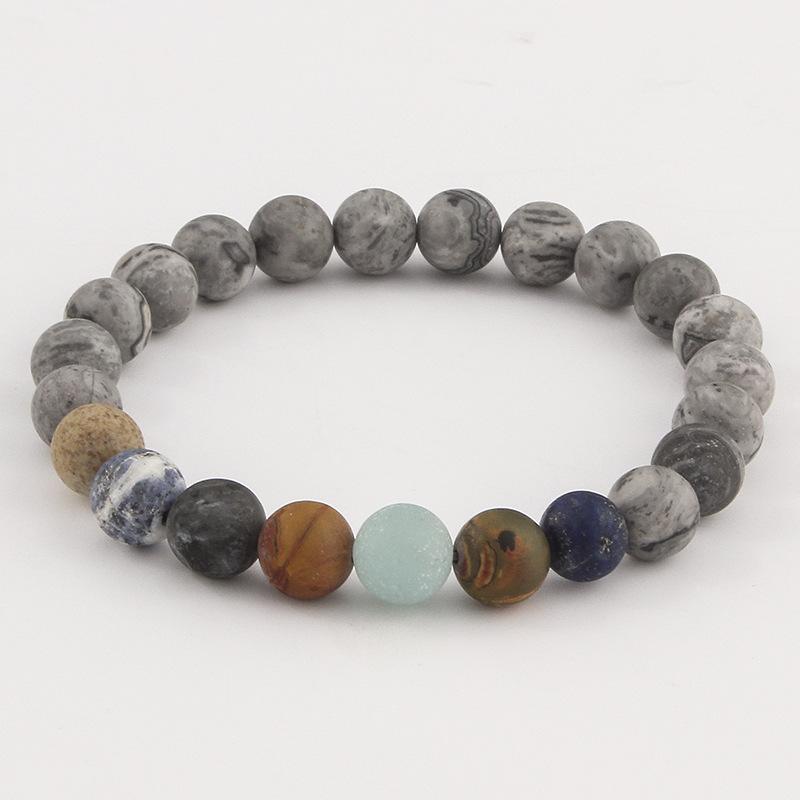 'The Planets' Natural Stone Bracelet for Men