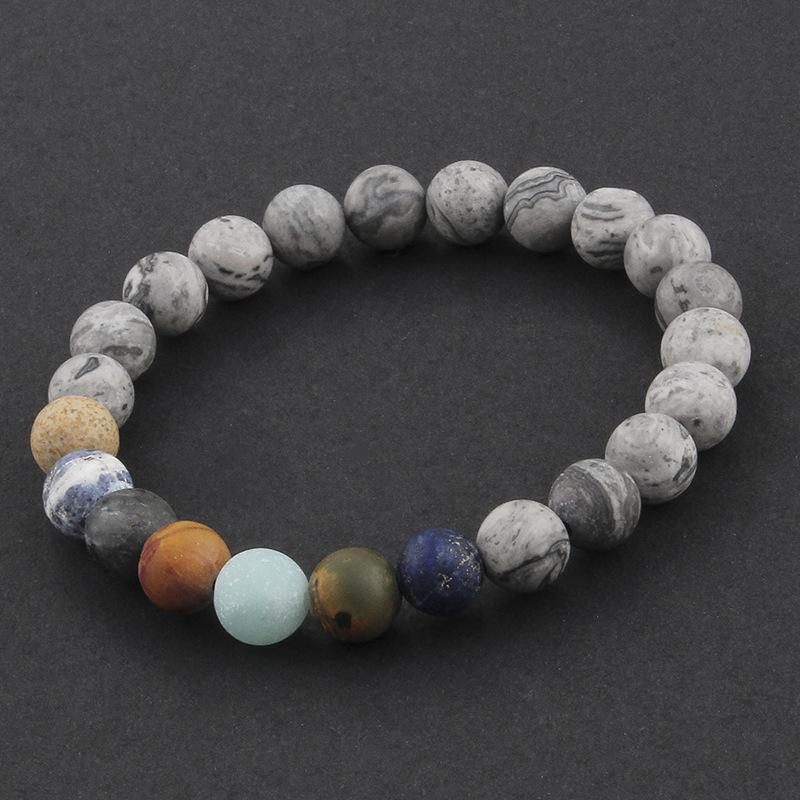 'The Planets' Natural Stone Bracelet for Men