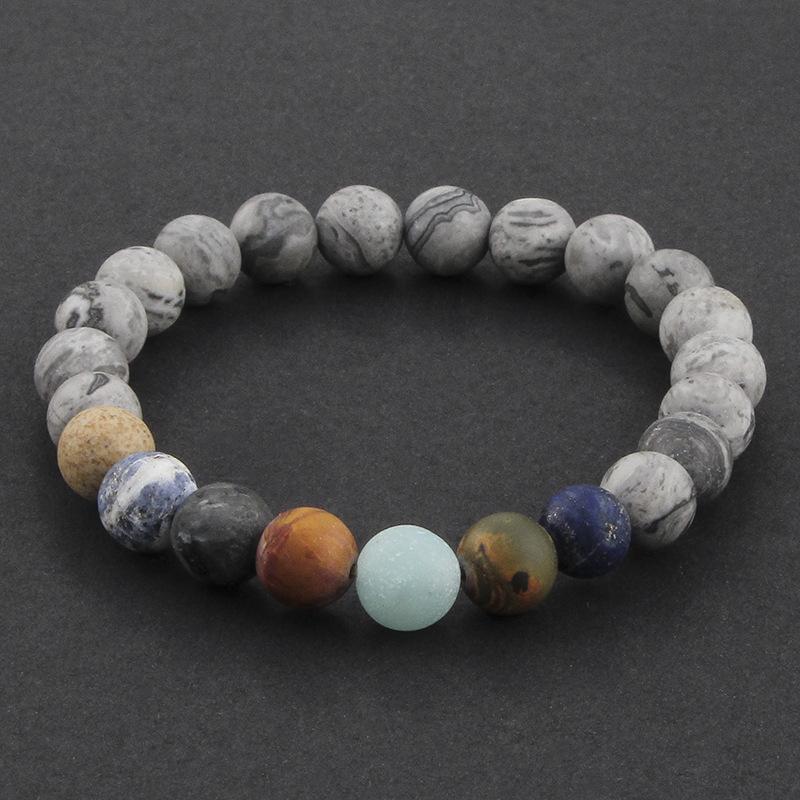 'The Planets' Natural Stone Bracelet for Men