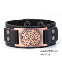 Thumbnail for Sri Yantra Leather Bracelet