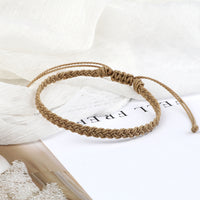 Thumbnail for Hand-tied Waterproof Wax Rope Classic Tibetan Lucky Knot SIMPLICITY Bracelet