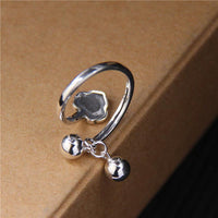 Thumbnail for THAI SILVER Bliss Bells & Ruyi Lock 'LOVE & HOPE' Ring