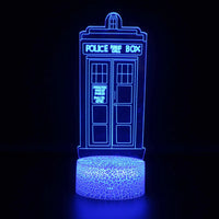 Thumbnail for Doctor Who TARDIS 7 Color LED Lamp