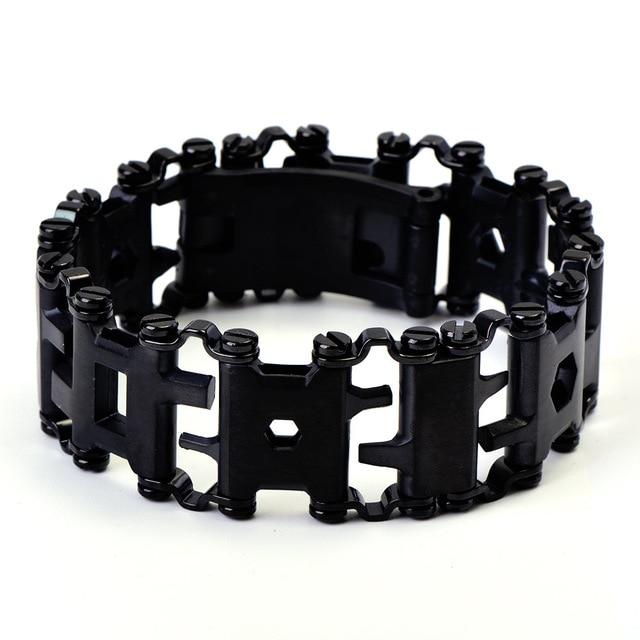 Stainless Steel 29-IN-1 Multifunctional TOOLBOX Bracelet