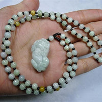 Thumbnail for Burmese Jadeite PIXIU ABUNDANCE Necklace Pendant