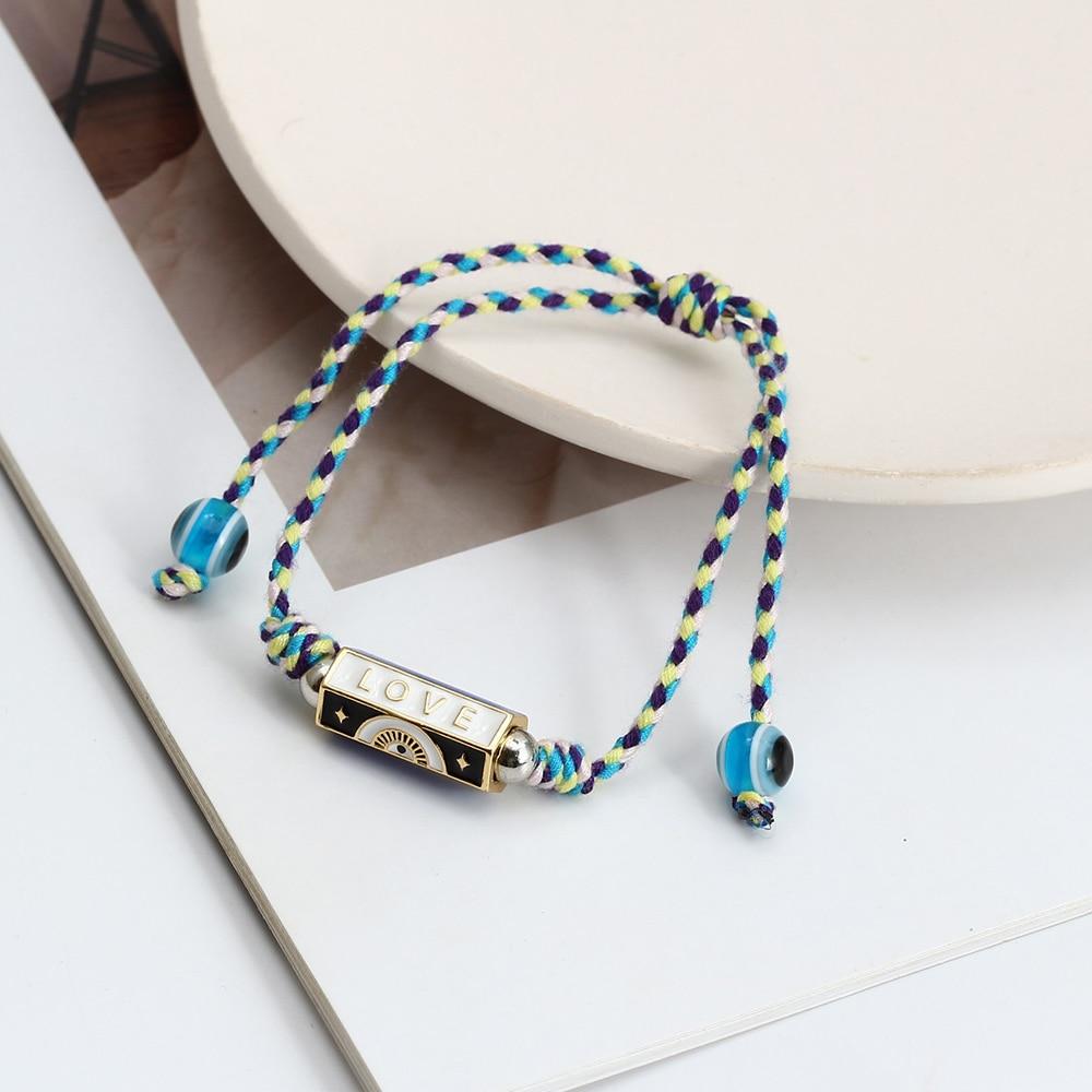 Evil eye & Mixed Rope Bracelet - 10 Styles