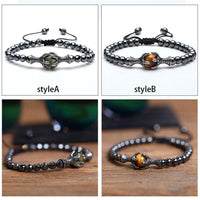 Thumbnail for Eagle Claw FREEDOM & COURAGE TIger Eye / Turquoise Hematite Bracelet