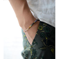 Thumbnail for 12 Constellation Lucky Stone Slim Bracelet