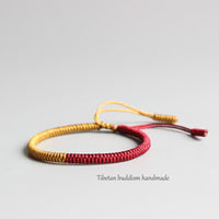 Thumbnail for Tibetan Buddhist Braided Luck Knots Bracelet Peace Set