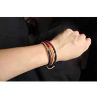 Thumbnail for Tibetan Buddhist Braided Luck Knots Bracelet Peace Set