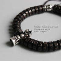 Thumbnail for Tibetan OM Mantra Bead Vajra Amulet Bracelet