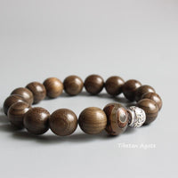 Thumbnail for Tibetan Buddhism Natural Wood Bracelet and Six True Word Mantra Amulet