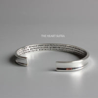 Thumbnail for 'Heart of the Perfection of Wisdom' White Copper Bangle