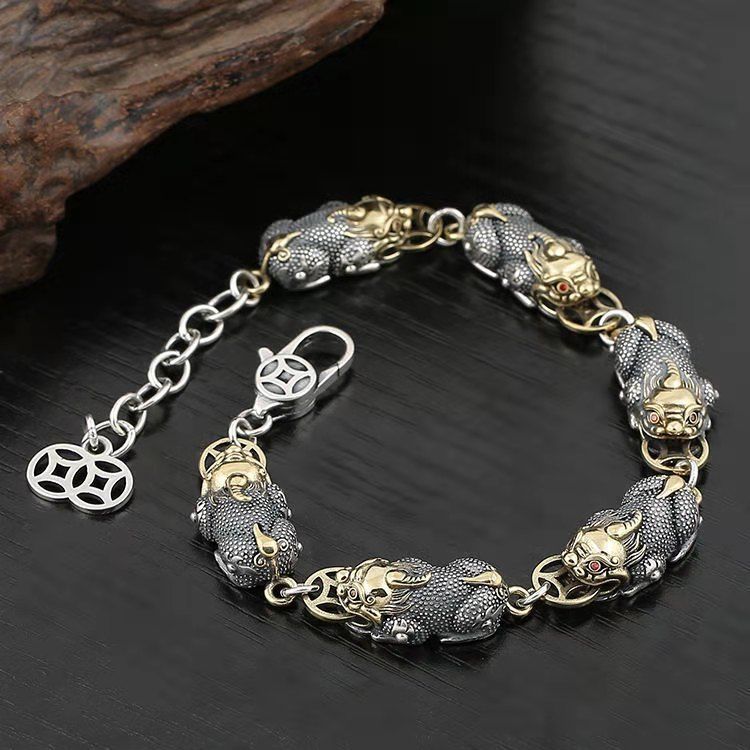 Ethnic Retro Money Pixiu Bracelet