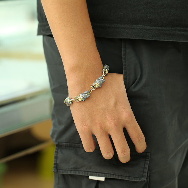 Ethnic Retro Money Pixiu Bracelet