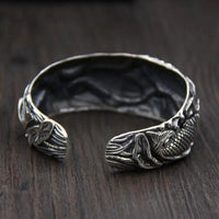 Thumbnail for Ethnic Thai Silver Dynamic Koi Carp Bangle