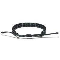 Thumbnail for Natural Obsidian  'ABSORB NEGATIVE ENERGIES'  2 Pc Bracelet Set