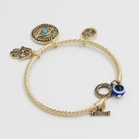 Thumbnail for Evil Eye and Hand of Fatima Bangle