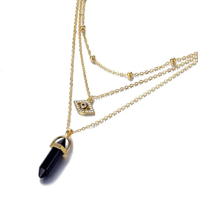 Eye of Protection Crystal Necklace YourSoulPlace.com