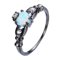 Thumbnail for Fire Opal Heart Ring