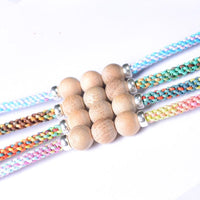 Thumbnail for Handmade Braided Camphor Wood  NATURAL MOSQUITO REPELLENT Rope bracelet-Fits Kids!