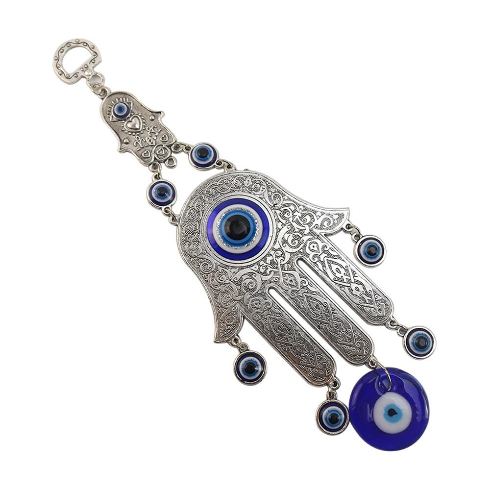 Hand of Fatima Evil Eye Hanging Wall Amulet