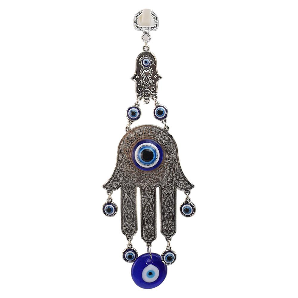 Hand of Fatima Evil Eye Hanging Wall Amulet