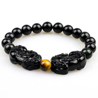 Thumbnail for Feng Shui Black Obsidian Wealth Bracelet