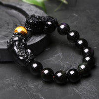 Thumbnail for Feng Shui Black Obsidian Wealth Bracelet